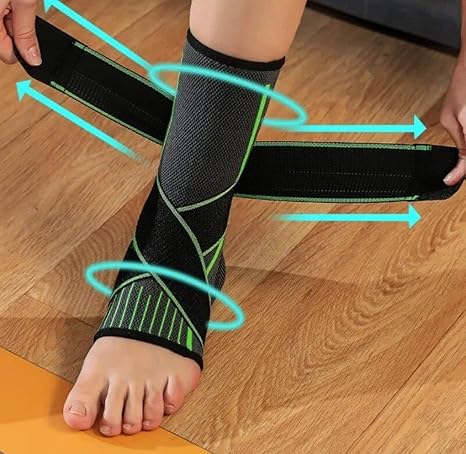 عرض قطعتين دعامة الكاحل الطبية