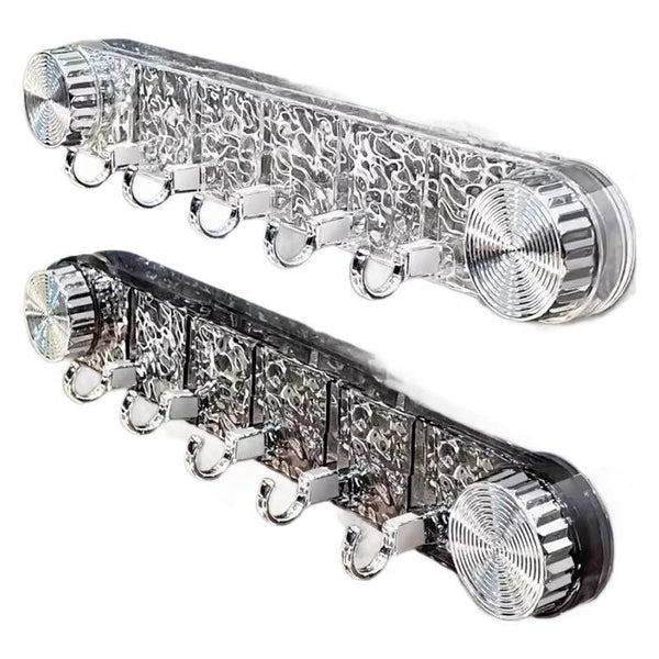 عرض القطعتين علاقة حائط شفافة لاصقة للتنظيم