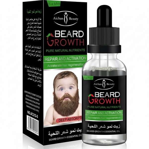 Beard Growth Oil - Square Format